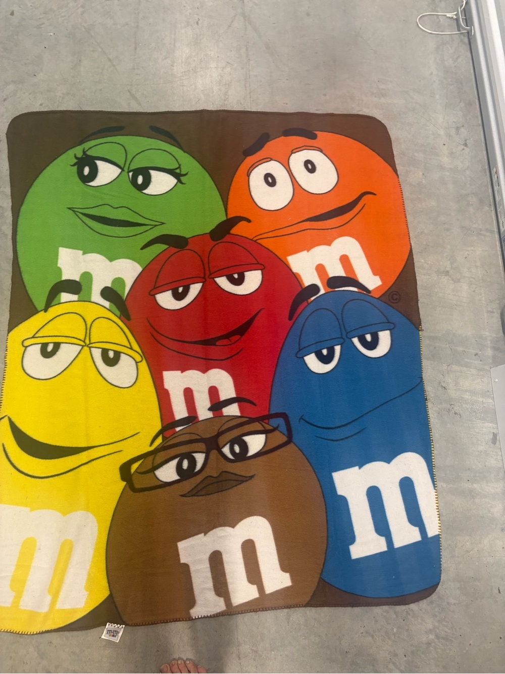 M And M Throw Fleece
